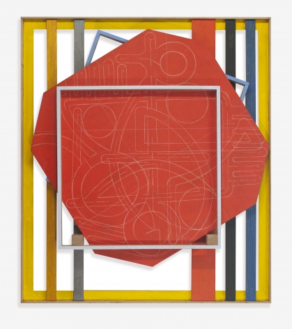 ANDREW LYGHT Painting Structure B-130, 2018-2019 Expo Chicago 2021 Anna Zorina Gallery